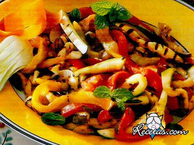 Verduras mixtas grilladas