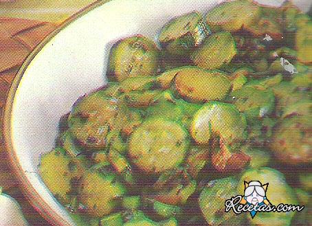 Vinagreta de calabacines