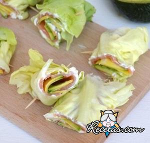 Wraps de lechuga
