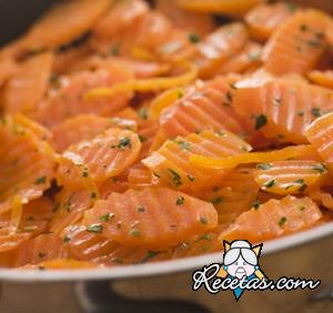 Zanahorias glaseadas a la naranja