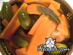 Escabeche de zanahorias