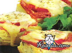 Zócalo de papa a la napolitana