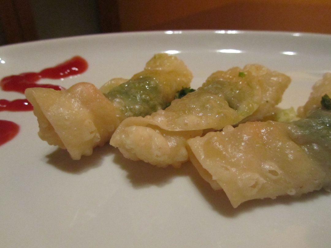 Crujiente de langostinos