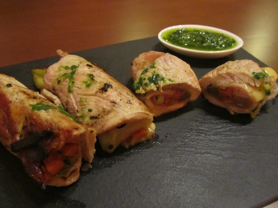 Rollitos de carne con verduras